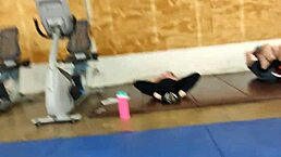 Hey, wanna see this Asian in tight leggings at the gym?