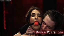 Old Mistress Felicity Feline Dominates Young Tourists In Extreme Bondage