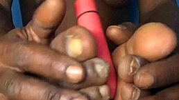 crazy bitch dildo fucks clit and squirts hard