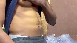 watch him jerk that big black cock?