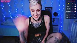 i watch this cute rock girl play with her dildo on cam