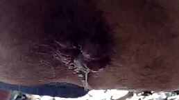 Watch this gay amateur get bareback fucked outdoors?