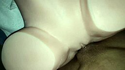 Intense Sex with Girlfriend Using Fleshlight Toy