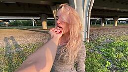 Risky solo play under bridge! 🌉