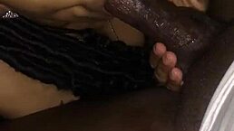Intense Emotions Surge As Pretty Ebony Bitch Sucks Massive Black Cock