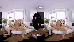 Tsvirtuallovers shemale bailey paris meets a blonde hottie