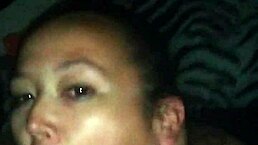 Watch her give a sloppy blowjob to that monster cock, deepthroating it all the way in homemade style.