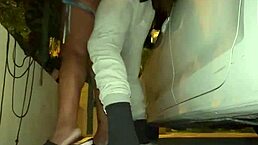 Ebony wife princess got fucked by monster cock on Miami beach. 😏