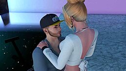 Behind the scenes of a fashion show.