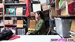 Cutie Jade meets officer for theft resolution in shop