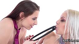 nasty lesbo honeys fist fuck tight snatches and anal holes