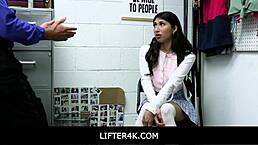 Shoplifter Penelope Woods Gets Fucked By Officer