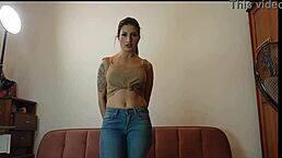 Diaper Loser Humiliation: Petite Latina Dominates with Fetish Play in Solo POV Session