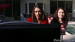 chubby blonde milf gets anal on fourth of july