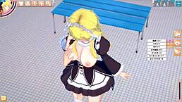 Re Zero Frederica Gets Her Big Tits Rubbed in 3DCG Hentai Anime