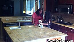 Experienced Tongue Licks Young Pussy