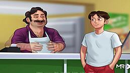 i spied on teen masturbation in summertimesaga hentai anime episode 2 scene 20