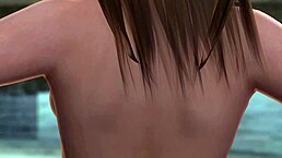 In this hentai story, athletic Hitomi enjoys a nude beach adventure, her shaved body glistening under the sun.