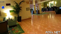 Teen Chick Sucks Cock Roughly Bent Over