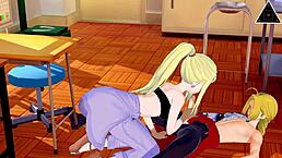 Edward And Winry Have Fast Handjob Sex