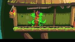 哇！可爱情侣户外淋浴双性恋3P - Kincaid Hentai 第6集！