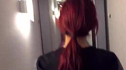 watch this brunette give pov oral to her lesbian partner while fingering.