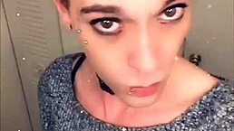 Pretty Tranny Teasing In Lingerie