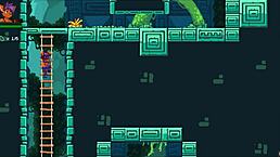 哇！可爱情侣户外淋浴双性恋3P - Kincaid Hentai 第6集！