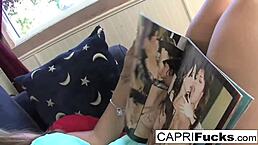 capri dreams about a naughty encounter with a big cock