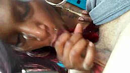 Watch this BBW sucking cock and swallowing every drop of cum!