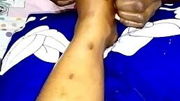 Girlfriend punishes me to worship her feet and smoke between toes