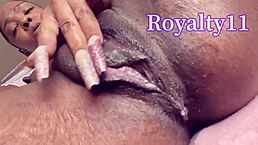 Squirt Queen Royalty Feels Intense Pleasure with Toys