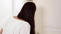 feel the intense squirting as lesbian licks pussy in passionate duo