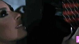 Submissive Goth Bitches Take Turns Riding Stiff Cock In Doggy And Cowgirl Positions