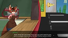 In Viv the Game, a hot girl without bra faces creepy subway people.