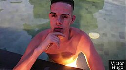 transando com a namorada depois da piscina com victor hugo