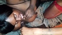 Blacchammer And Exzotickhandi In Threesome Lingerie Action!