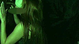 Glory hole action at swing house with a massive bare cock