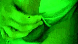 Check out Alejandro Mistral stroking his huge cock in wet panties! 😏