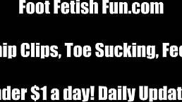 a story about worshipping feet and sucking on toes