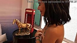 Kel Aguiar Feels So Dirty in Ted's Mansion, Throwing a Naked Party for the Gang.