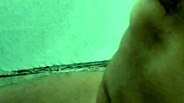 A person relaxes with a massage in the chair