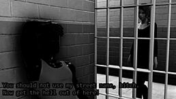 I am the petite redhead prison prostitute, teasing with deepthroat blowjob and masturbation, getting cum in hardcore action.