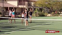 Swingers Meet At Tennis Courts For Oral Fun And Mixing!