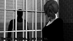 I am the petite redhead prison prostitute, teasing with deepthroat blowjob and masturbation, getting cum in hardcore action.