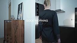 Hey, check out this hot wife teasing her husband on the phone 😏