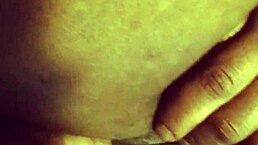 ebony girl casually working her pussy with fingering