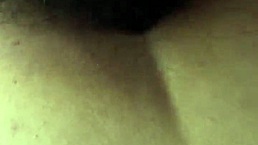 Feeling intense pleasure during homemade anal session with deep assfucking