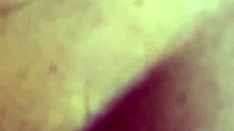 Feeling intense pleasure during homemade anal session with deep assfucking