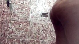 playing with a dildo in my pussy on red